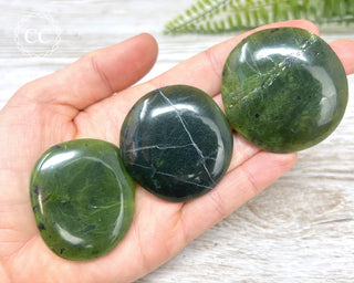 Nephrite Jade Palm Stone