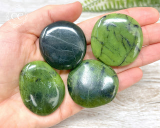 Nephrite Jade Palm Stone