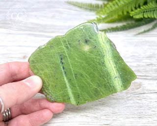 Nephrite Jade Polished Slice #3