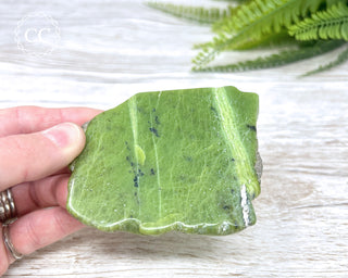 Nephrite Jade Polished Slice #3