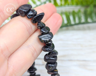 Nuummite Chunky Bracelet