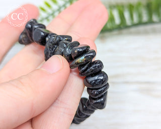 Nuummite Chunky Bracelet