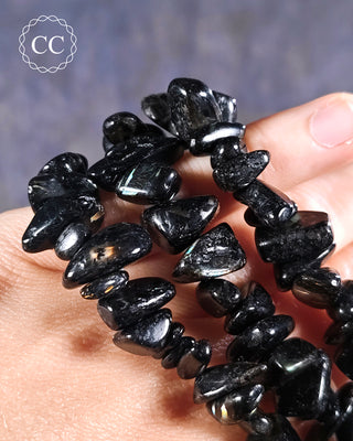 Nuummite Chunky Bracelet