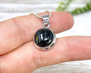 Nuummite Silver Necklace #4