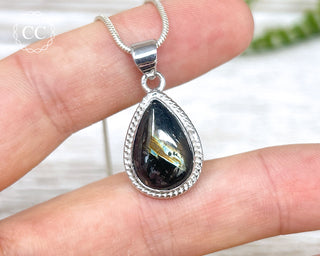 Nuummite Silver Necklace #1