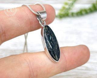 Nuummite Silver Necklace #5