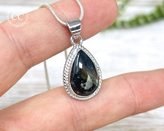 Nuummite Silver Necklace #1