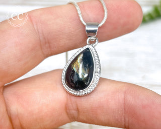 Nuummite Silver Necklace #1