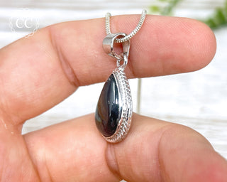 Nuummite Silver Necklace #1