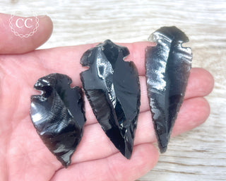 Black Obsidian Arrowhead