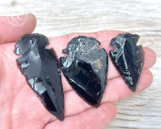 Black Obsidian Arrowhead