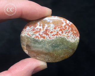Ocean Jasper Chunky Palm Stone #7