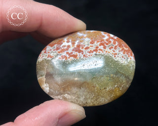 Ocean Jasper Chunky Palm Stone #7