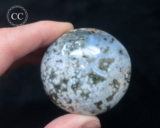 Ocean Jasper Chunky Palm Stone #13