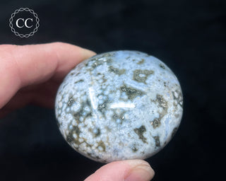 Ocean Jasper Chunky Palm Stone #13