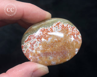 Ocean Jasper Chunky Palm Stone #7