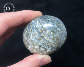 Ocean Jasper Chunky Palm Stone #15