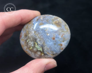 Ocean Jasper Chunky Palm Stone #17