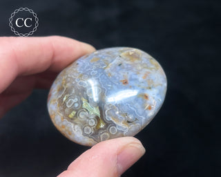 Ocean Jasper Chunky Palm Stone #17