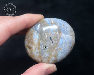 Ocean Jasper Chunky Palm Stone #17