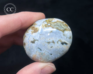 Ocean Jasper Chunky Palm Stone #18