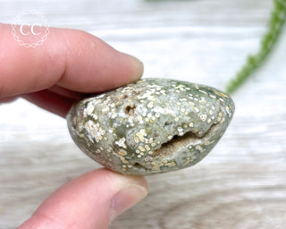 Ocean Jasper Chunky Palm Stone #3