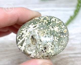 Ocean Jasper Chunky Palm Stone #3