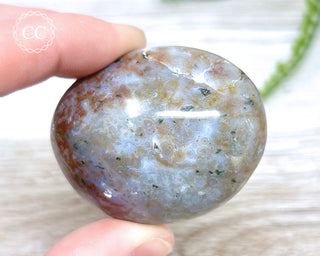 Ocean Jasper Chunky Palm Stone #4
