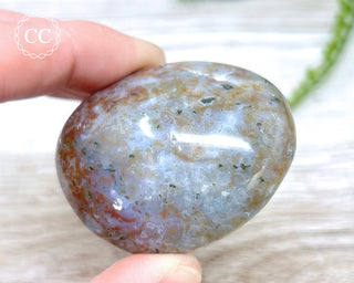 Ocean Jasper Chunky Palm Stone #4