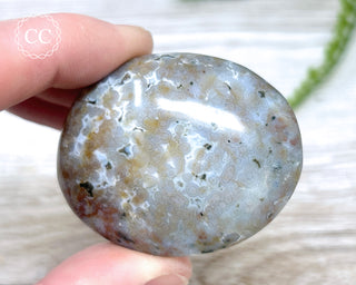 Ocean Jasper Chunky Palm Stone #4