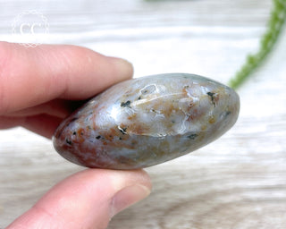 Ocean Jasper Chunky Palm Stone #4