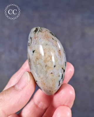 Ocean Jasper Chunky Palm Stone #1
