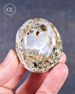 Ocean Jasper Chunky Palm Stone #2