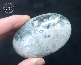 Ocean Jasper Chunky Palm Stone #9