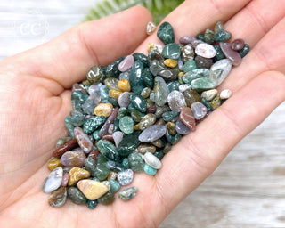 Ocean Jasper Crystal Chips in hand