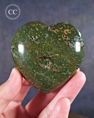Ocean Jasper Heart #3