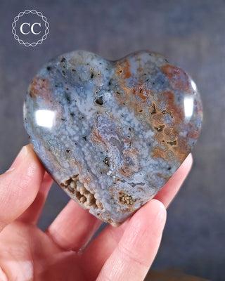 Ocean Jasper Heart #1