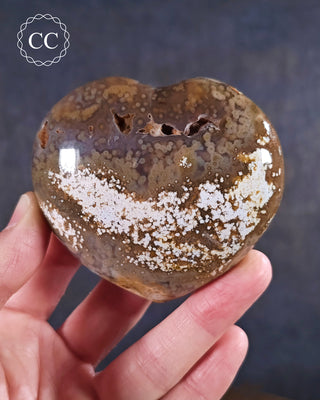 Ocean Jasper Heart #2