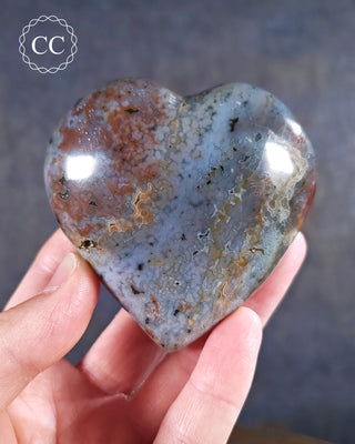 Ocean Jasper Heart #1