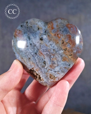 Ocean Jasper Heart #1