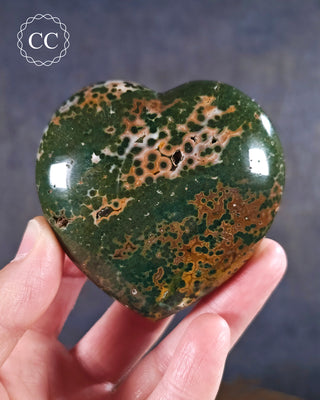 Ocean Jasper Heart #3