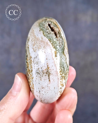 Ocean Jasper Chunky Palm Stone #7
