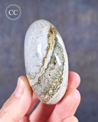 Ocean Jasper Chunky Palm Stone #7