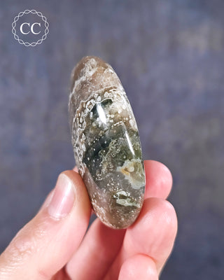 Ocean Jasper Chunky Palm Stone #15