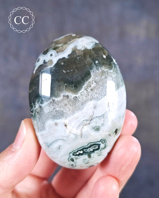 Ocean Jasper Chunky Palm Stone #3