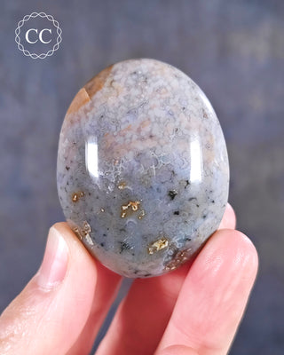 Ocean Jasper Chunky Palm Stone #4