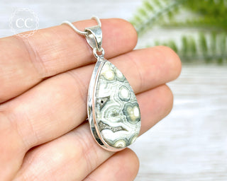 Ocean Jasper Silver Necklace #1