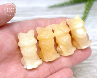 Orange Calcite Fox