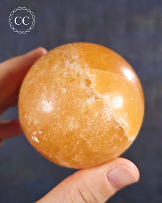 Orange Calcite Sphere #1