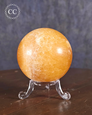 Orange Calcite Sphere #1